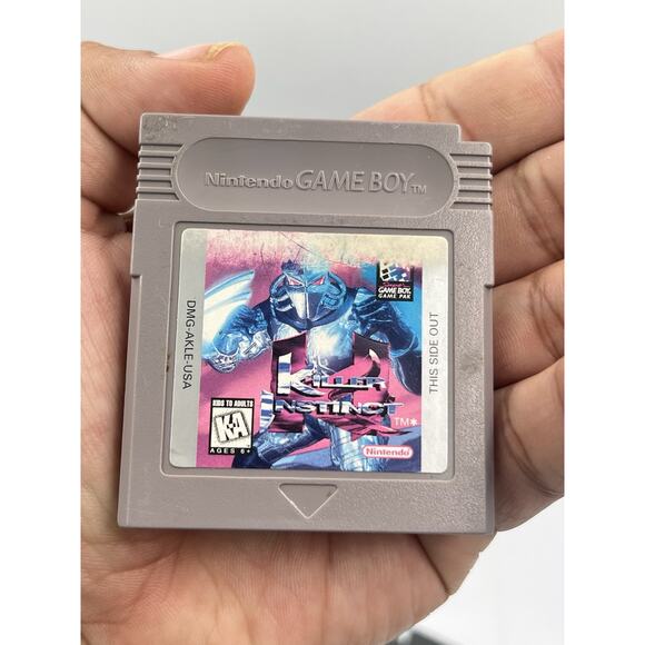 Game Boy Killer Instinct Nintendo Gameboy Original Authentic Tested - Picture 4 of 4